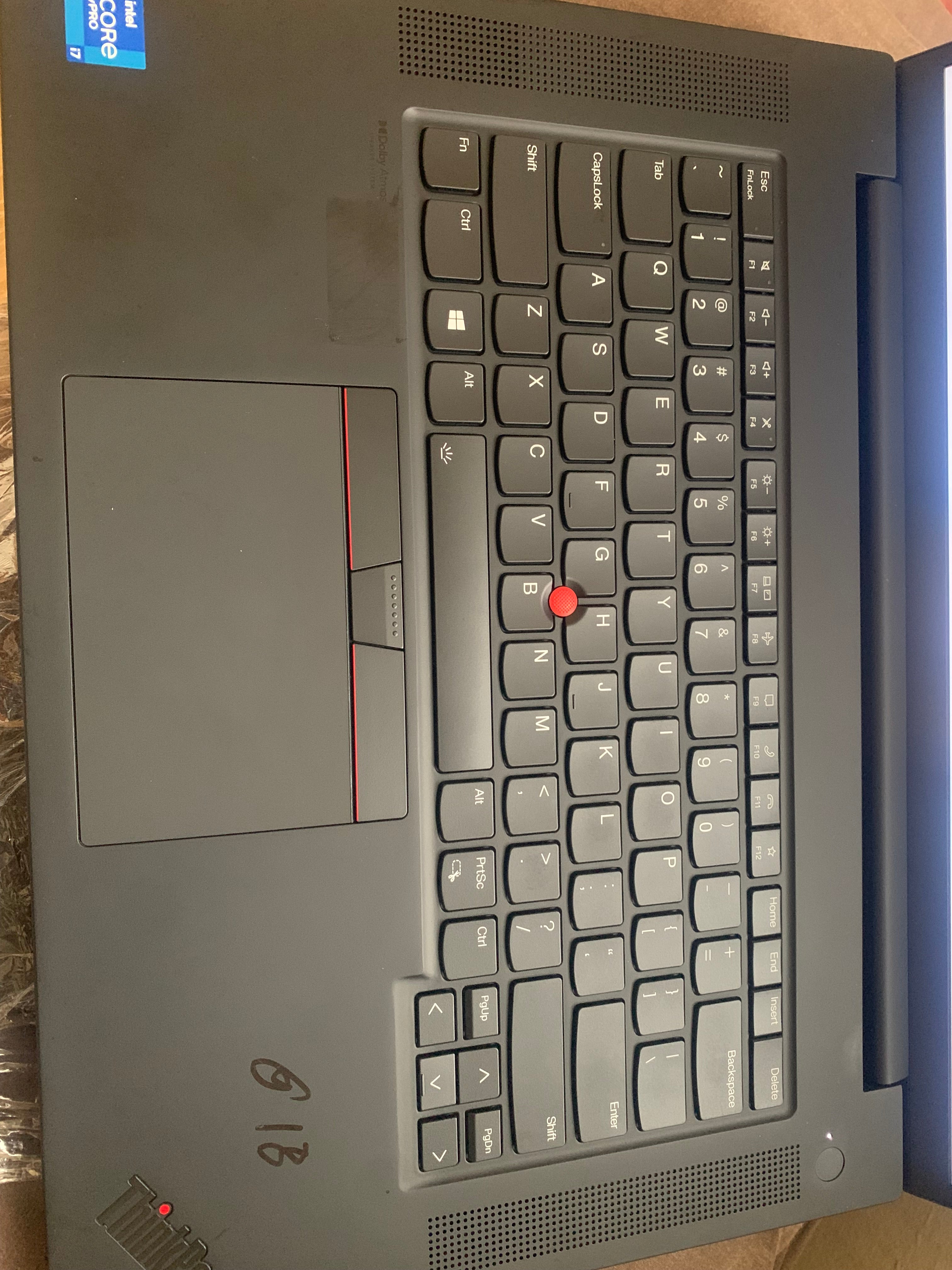 Lenovo Thinkpad P1 Gen 4 | 512 GB SSD | 16GB RAM | Core i7 11th Gen | NVIDIA Graphics